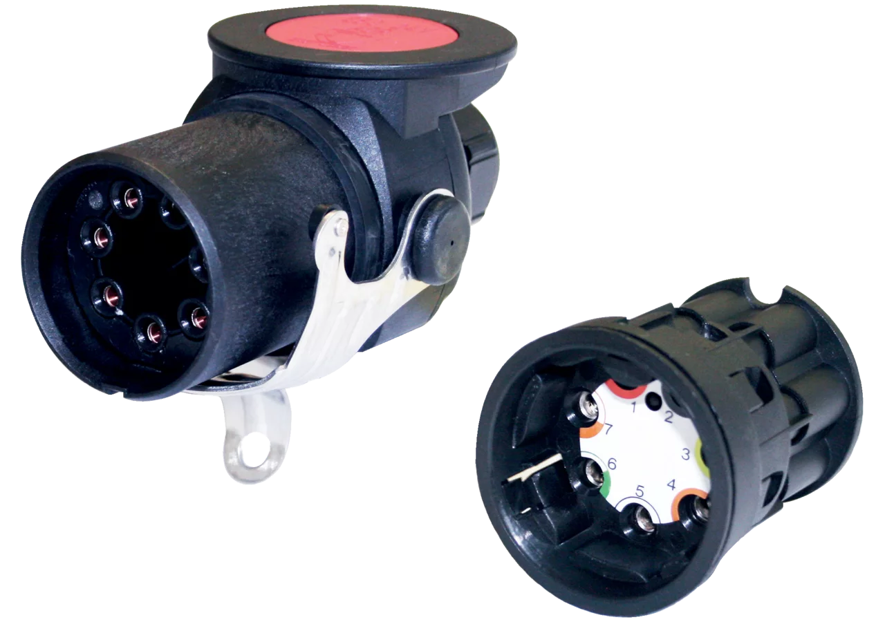 Stecker 24 V, 7 polig, ABS / EBS / ADR ISO 7638-1 Erich Jaeger