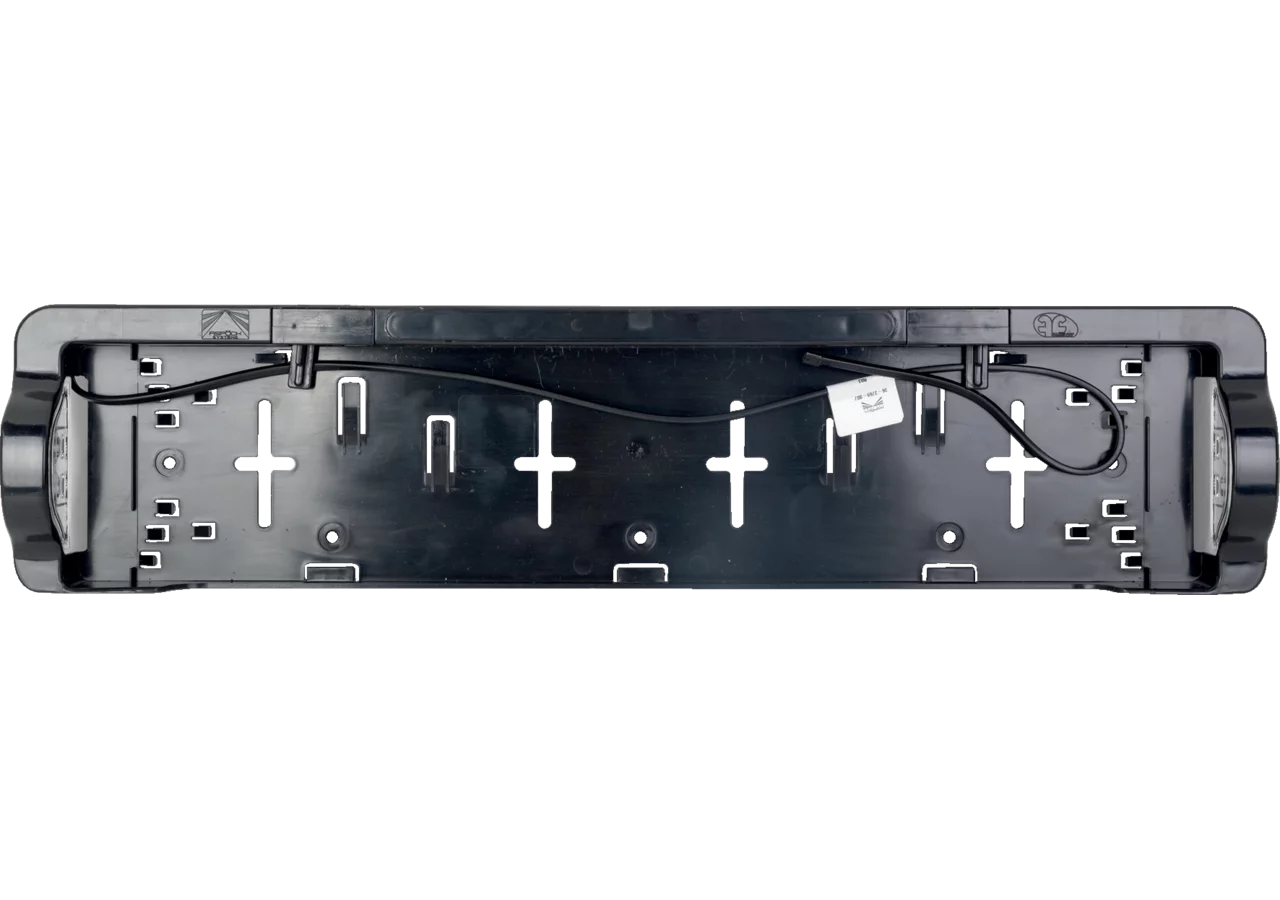Kennzeichenhalter mit 2 x LED Kennzeichenleuchte Aspöck