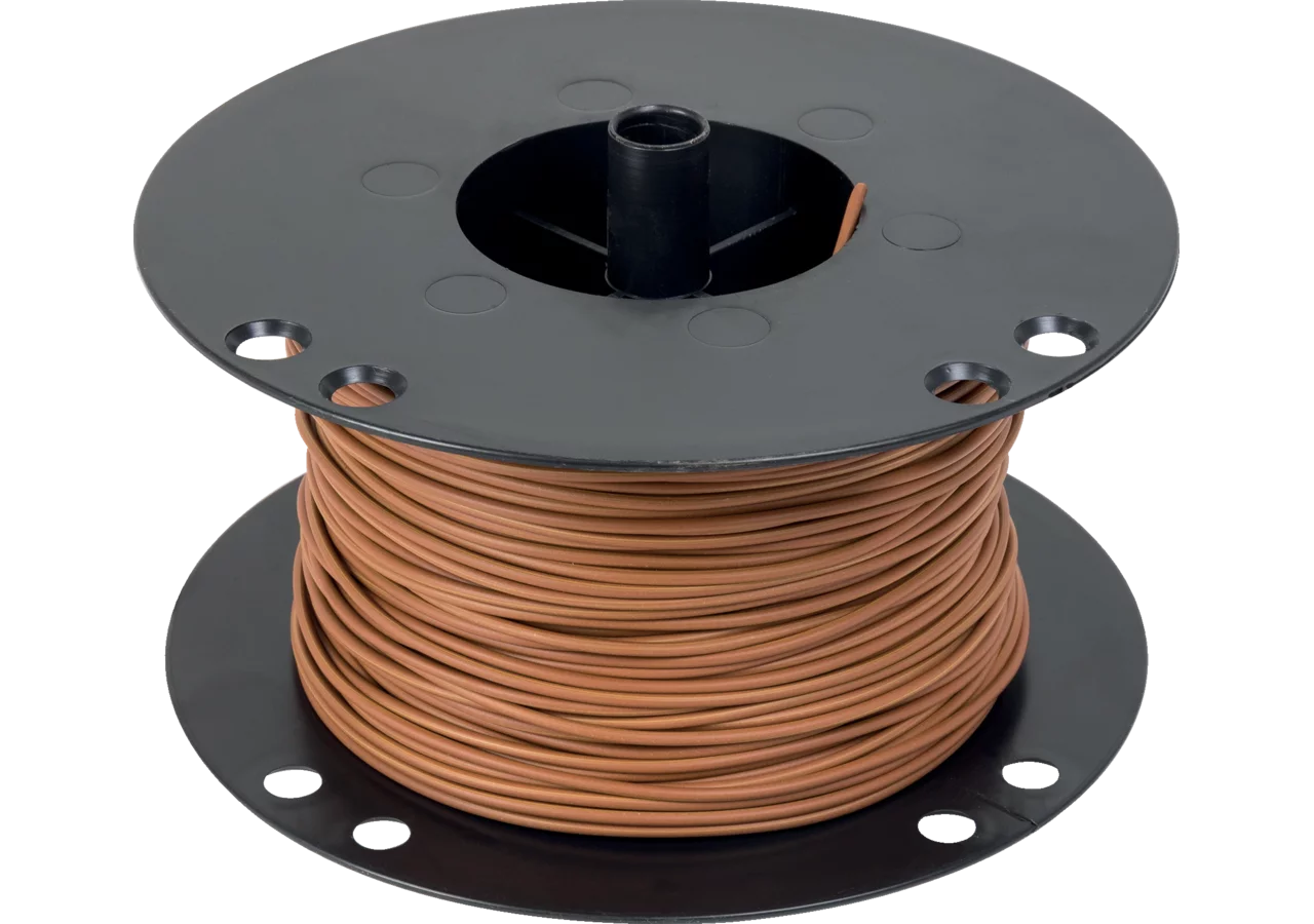 Kabelrolle Braun, 100 m 0,5mm² GartenShop24 - Hochwertige Gartengeräte