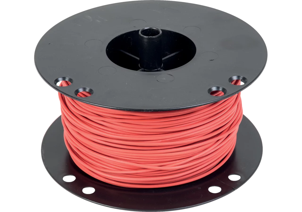 Kabelrolle Rot, 100 m 0,75mm² GartenShop24 - Hochwertige Gartengeräte