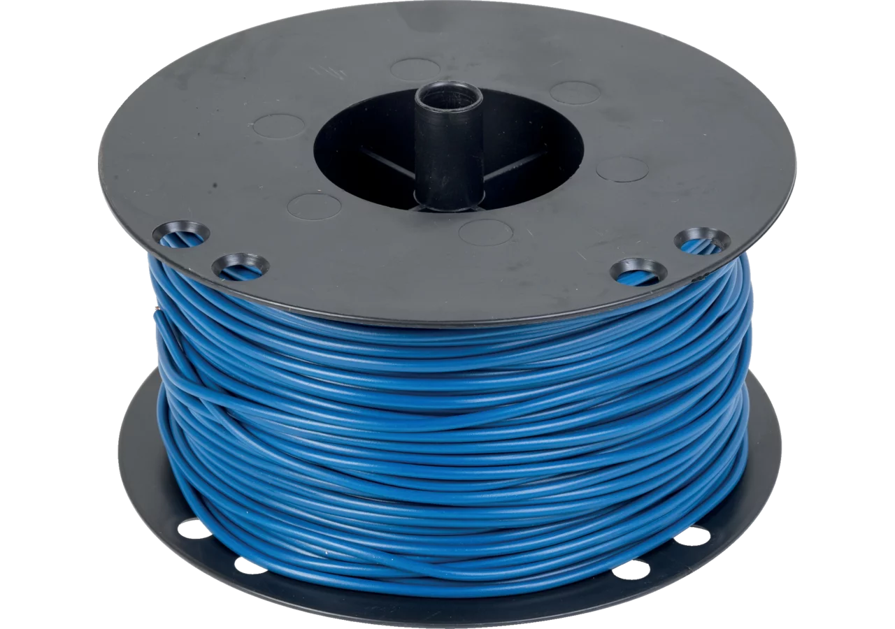 Kabelrolle Blau, 100 m 1mm² GartenShop24 - Hochwertige Gartengeräte