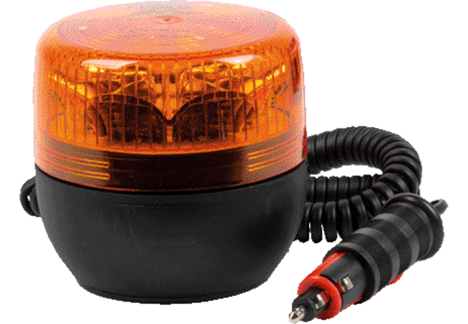 Warnleuchte 12 / 24 V, d = 116 x 110 mm, 8 LED - Rotationseffekt Evolux R Sirena