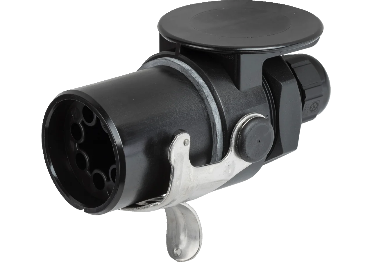 Stecker 7 P / 24 V, Lamellenkappe ISO 7638-1, ABS, EBS, ADR Herth+Buss