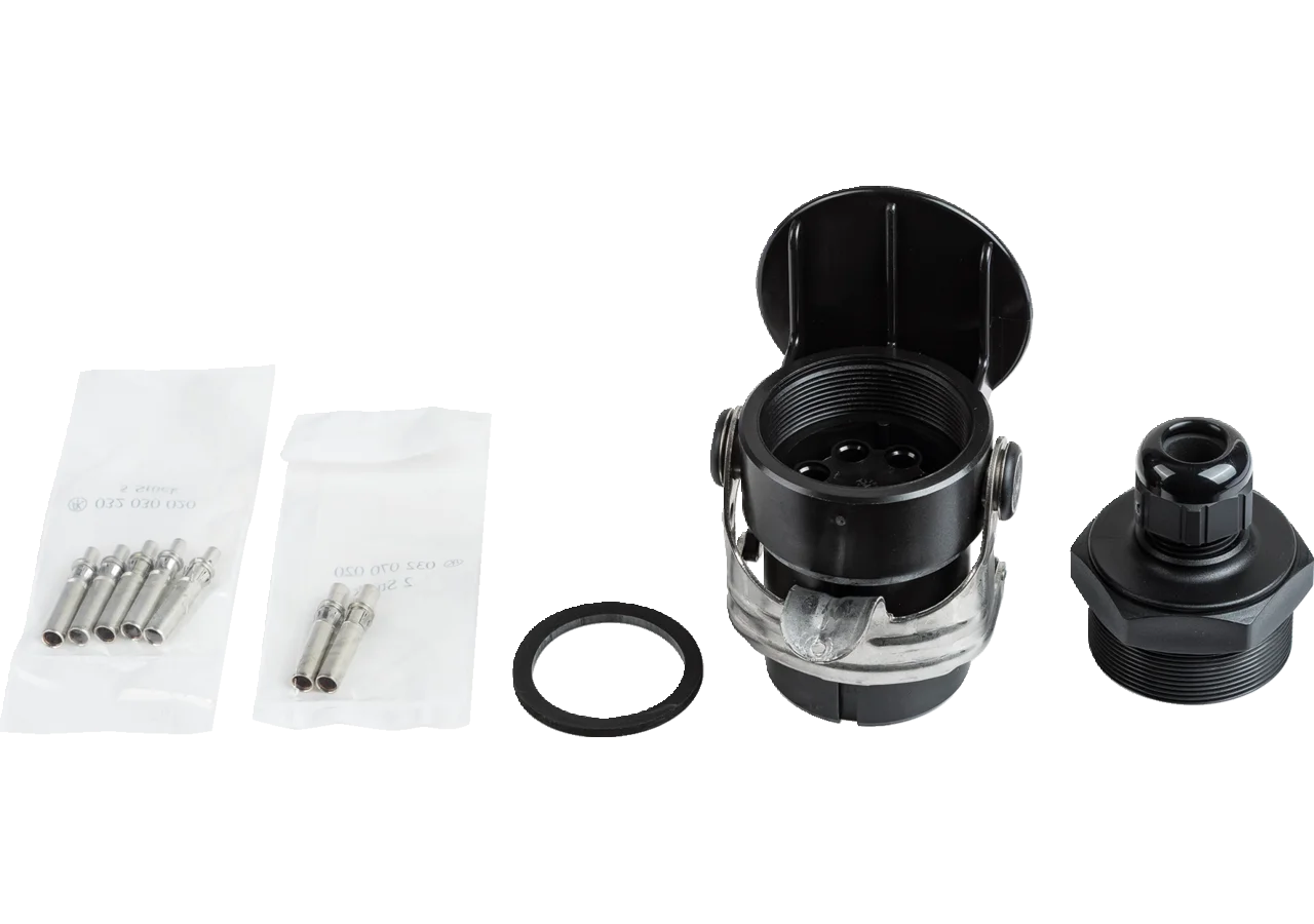 Stecker 7 P / 24 V, Lamellenkappe ISO 7638-1, ABS, EBS, ADR Herth+Buss