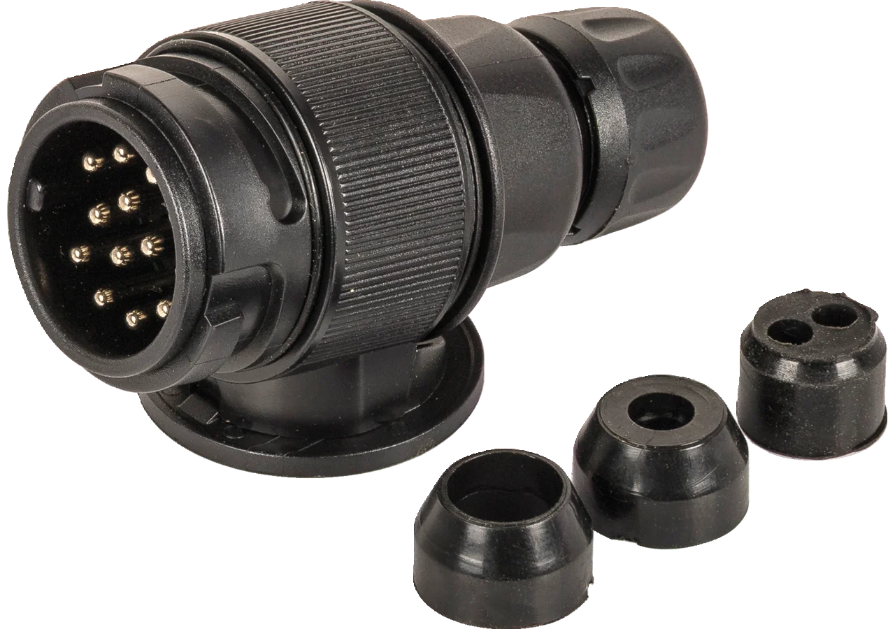 Stecker 13-polig, 12 V Stromstärke 25 A Herth+Buss