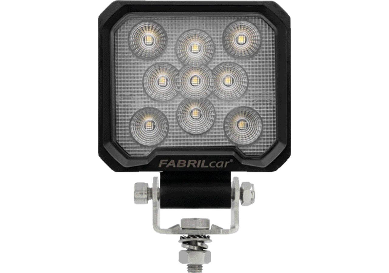 LED Arbeitsscheinwerfer 9 - 59 V, 1500 lm, Flood WORKFAB II, open end Fabrilcar