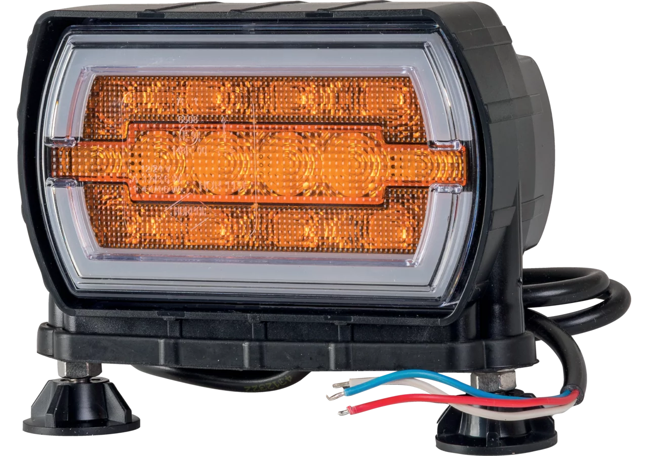 LED Blink-Positionsleuchte 12 / 24 V mit Befestigungsbügel unten GartenShop24 - Hochwertige Gartengeräte