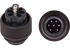 Stecker abgewinkelt, 6 + PE-polig, 10A, mit Schraubkontakten GartenShop24 - Hochwertige Gartengeräte
