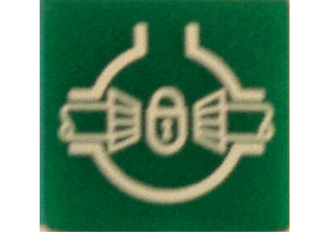 Symbol grün, Differentialsperre hinten grün Steyr GartenShop24 - Hochwertige Gartengeräte