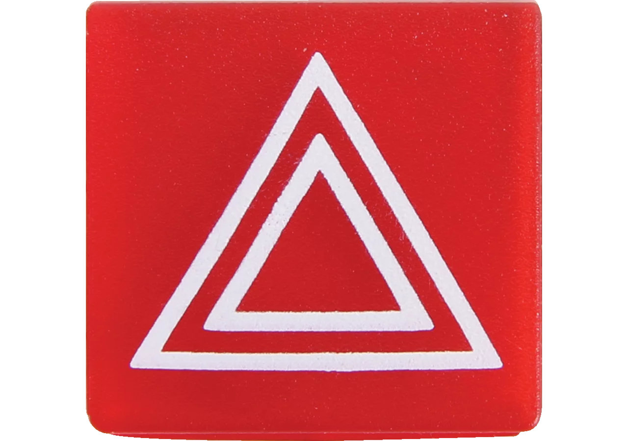 Symbol rot, Warnblinker GartenShop24 - Hochwertige Gartengeräte