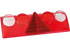 Lichtscheibe links / rechts mit Dreieck Europoint II Aspöck