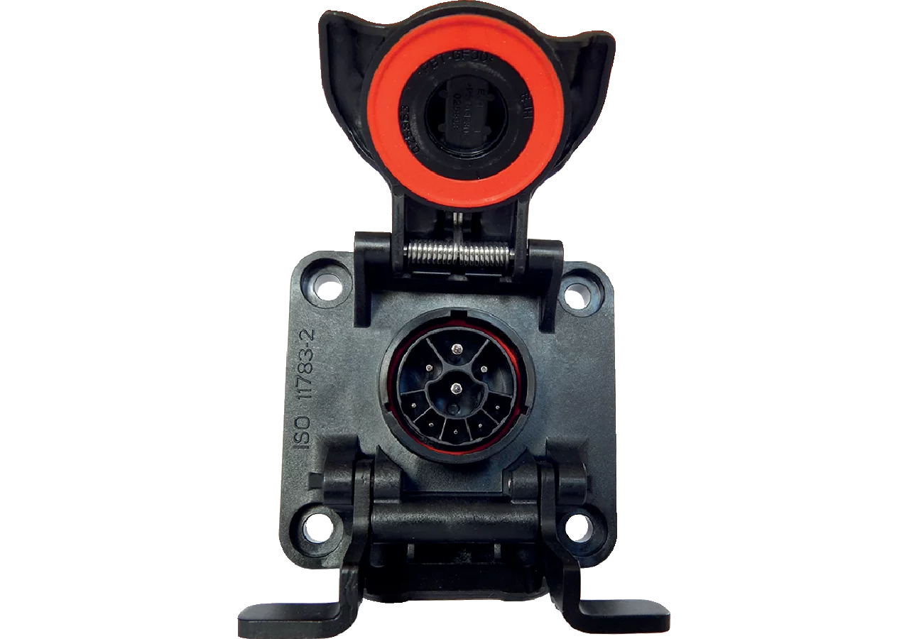 ISOBUS Steckdose 9P/12V (ISO11783-2) Schwarz Active Erich Jaeger