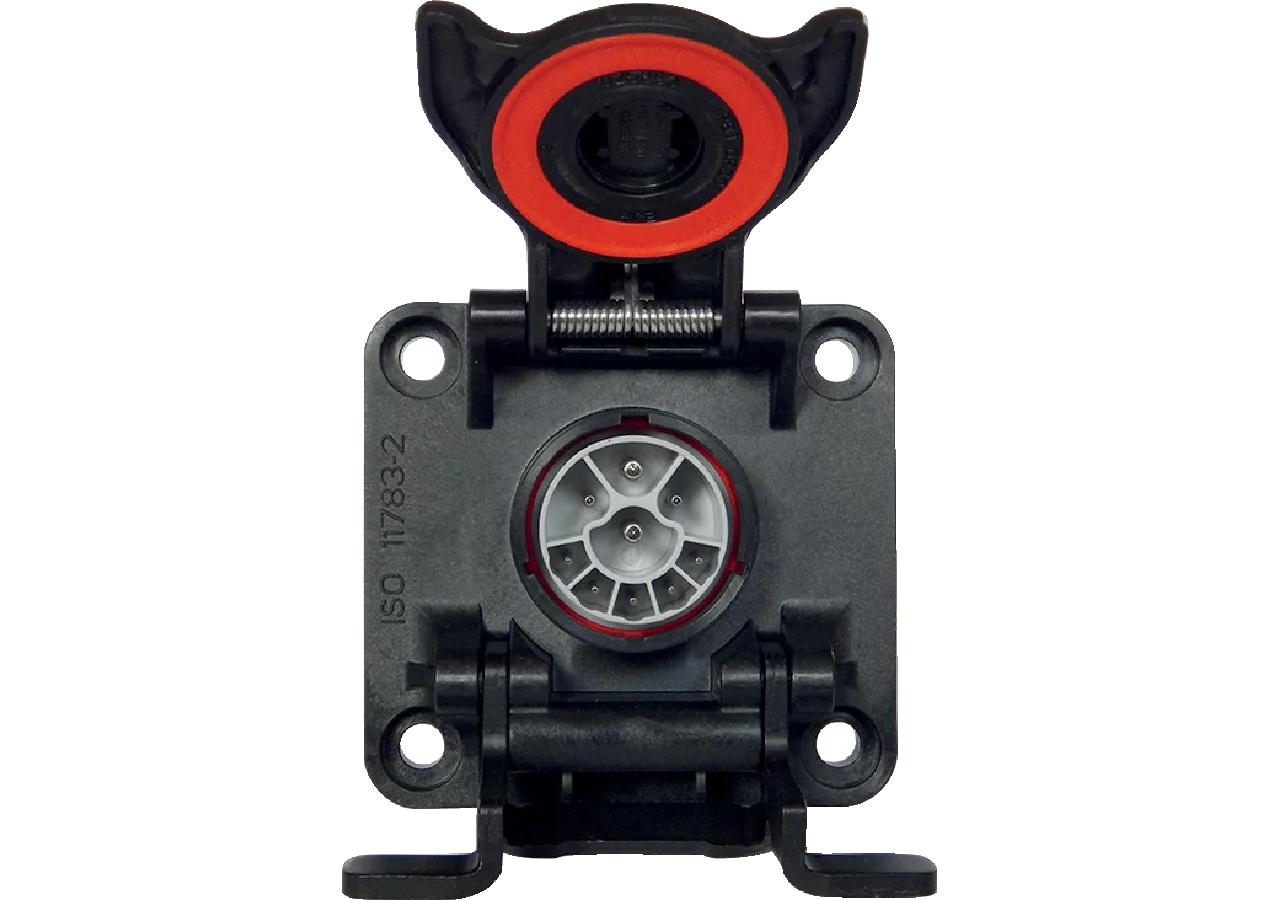 ISOBUS Steckdose 9P/12V (ISO11783-2) Grau Passive Erich Jaeger