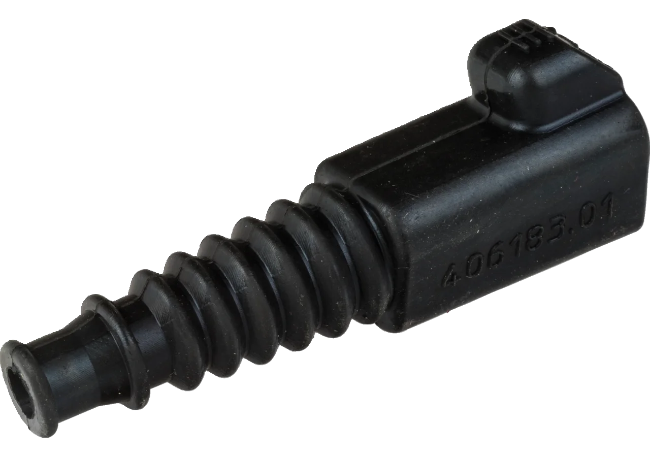 Gummitülle 3-polig, mit Knickschutz DT-Deutsch Stecker GartenShop24 - Hochwertige Gartengeräte