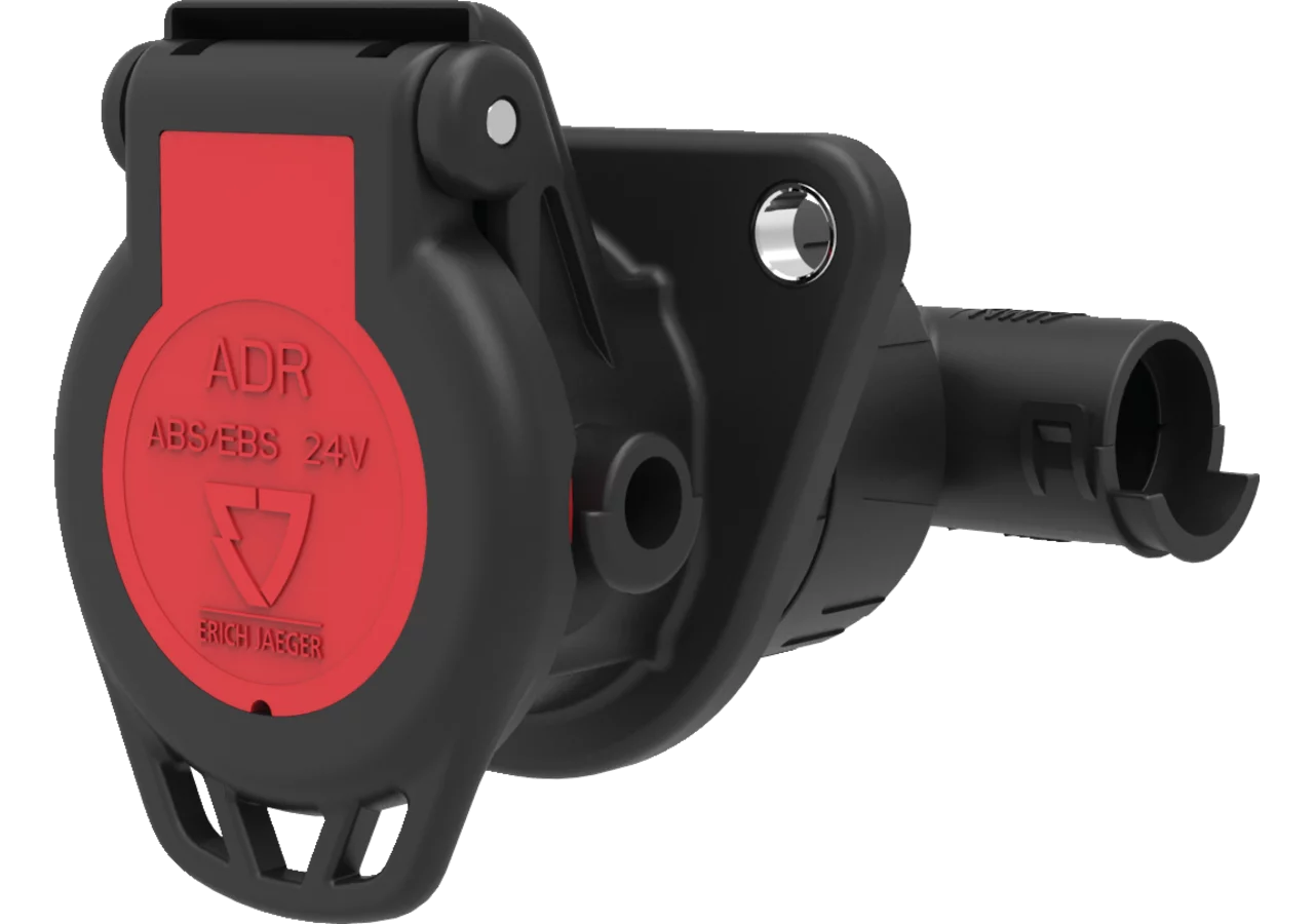 Steckdose Expert, 7 P / 24 V, ABS, ESB, ADR ISO 7638-1 Erich Jaeger