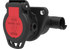 Steckdose Expert, 7 P / 24 V, ABS, ESB, ADR ISO 7638-1 Erich Jaeger