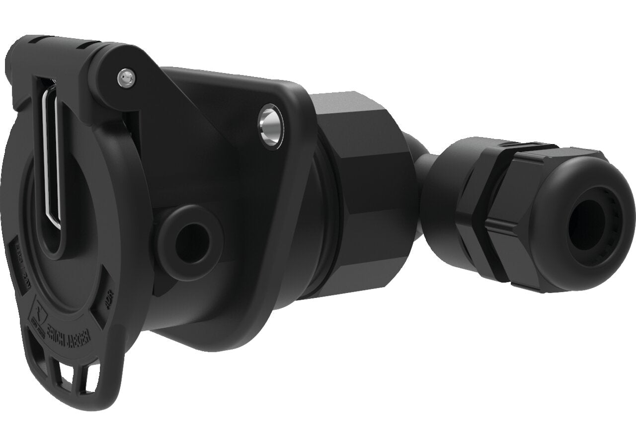 Steckdose Basic,7 P / 24 V, Schraubkontakt ISO 7638-1, ABS, EBS, ADR Erich Jaeger