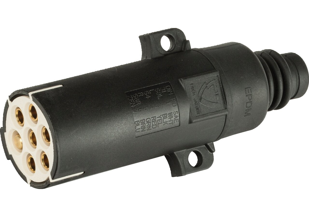 Stecker 7 P / 24 V, Schraubkontakt ISO 3731 - Typ S Erich Jaeger