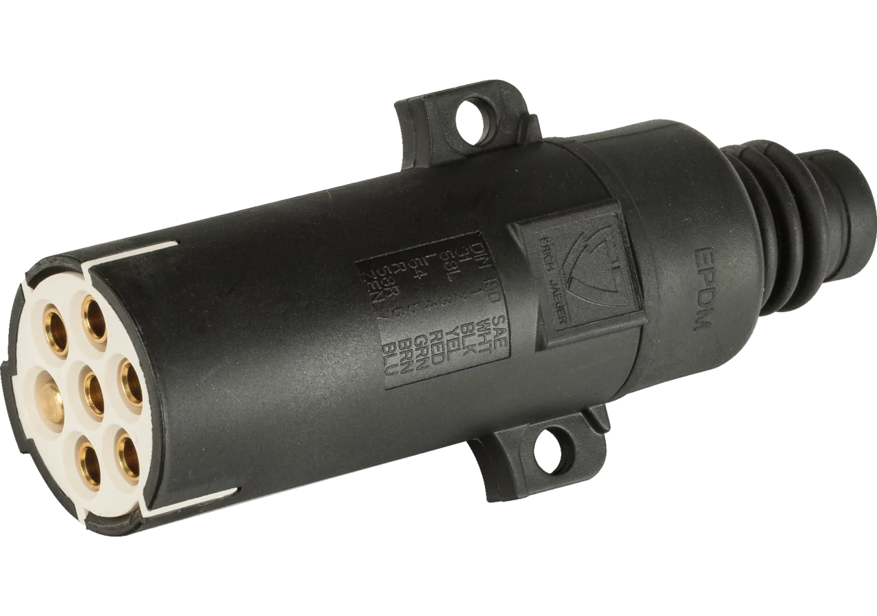 Stecker 7 P / 24 V, Schraubkontakt ISO 3731 - Typ S Erich Jaeger