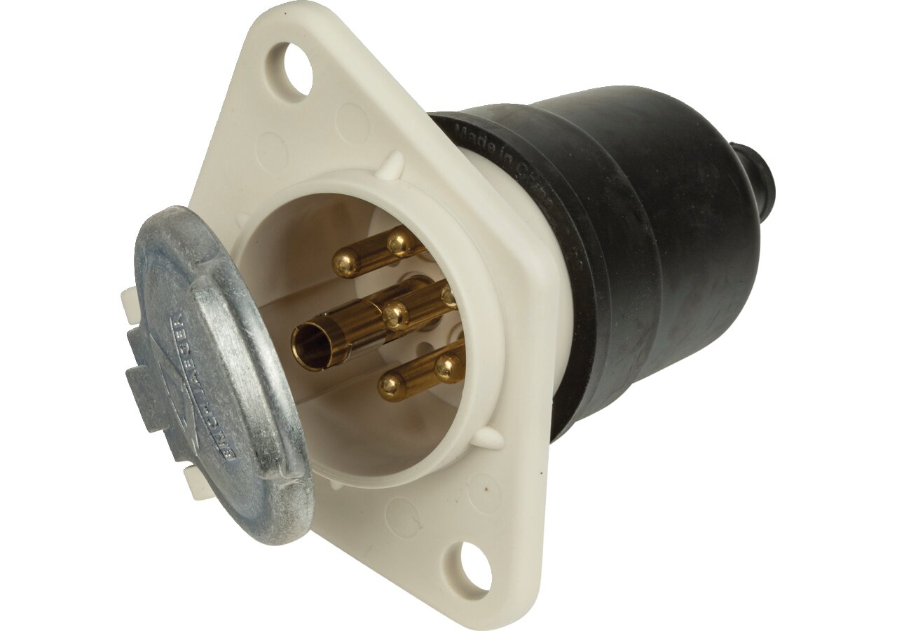 Steckdose 7 P / 24 V, Schraubkontakt ISO 3731 - Typ S Erich Jaeger