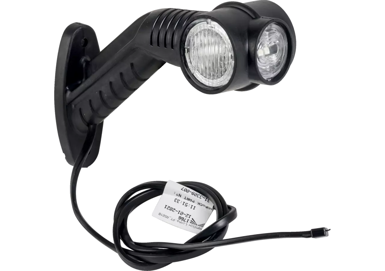 LED Umrissleuchte 12 V, links, 1 m DC Flachkabel Superpoint III LED, Version Standard Aspöck