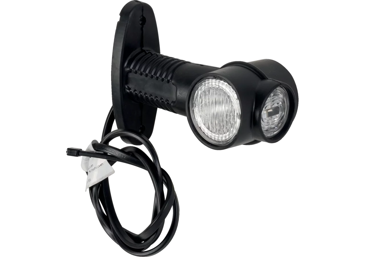 LED Umrissleuchte 12 V, links / rechts, 1 m DC Flachkabel Superpoint III LED, Version Kurz Aspöck