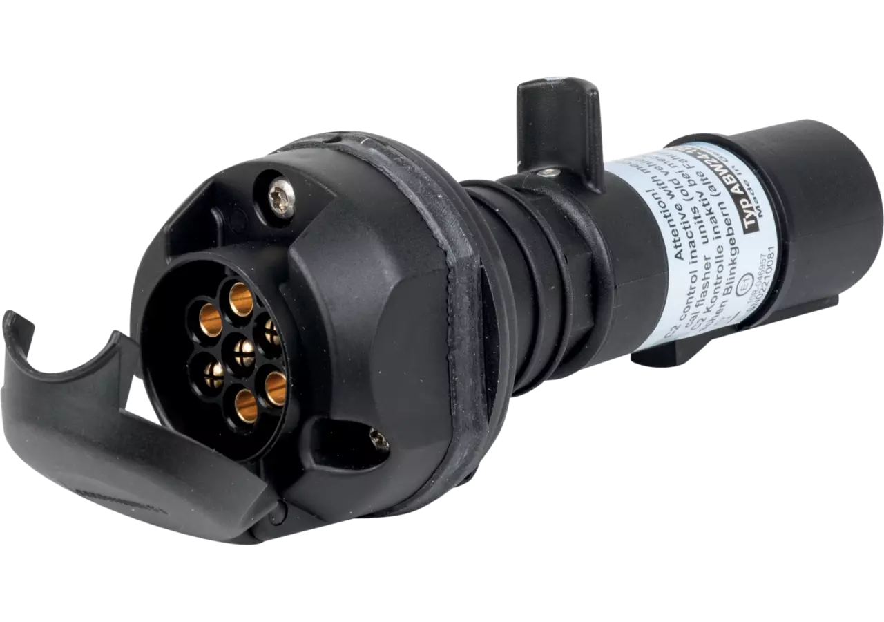 Briechle Spannungswandler-Adapter 24 V auf 12 V, 7-polig, für Anhängerbeleuchtung Briechle