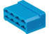 Steckgehäuse hellblau, für Flachsteckhülse 6,3 mm DIN 46247 – passend für Flachsteckhülse 6,3 mm DIN 46247 GartenShop24 - Hochwertige Gartengeräte