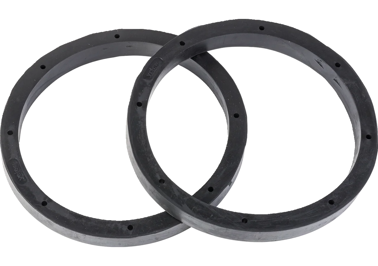 Lautsprecherdistanzringe Ø 165 mm, h= 15mm, Gummi, 2 Packungen GartenShop24 - Hochwertige Gartengeräte
