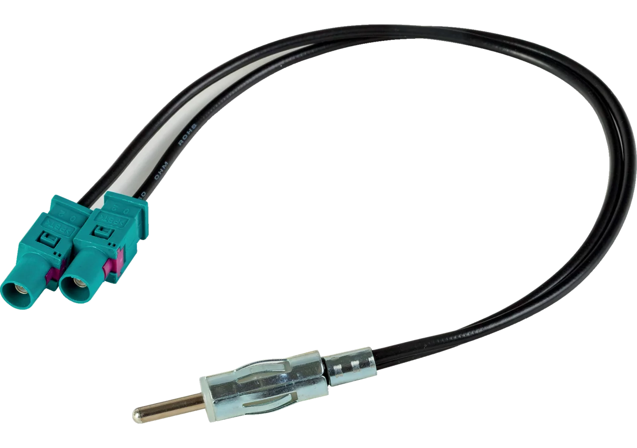Antennenadapterkabel Fakra(m)(2x) zu DIN(m), L= 20cm GartenShop24 - Hochwertige Gartengeräte
