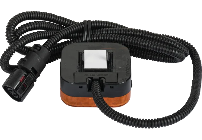 LED Seitenmarkierungsleuchte 12 / 24 V, 65 x 65 x 29,5mm mit Rückstrahllicht Herth+Buss
