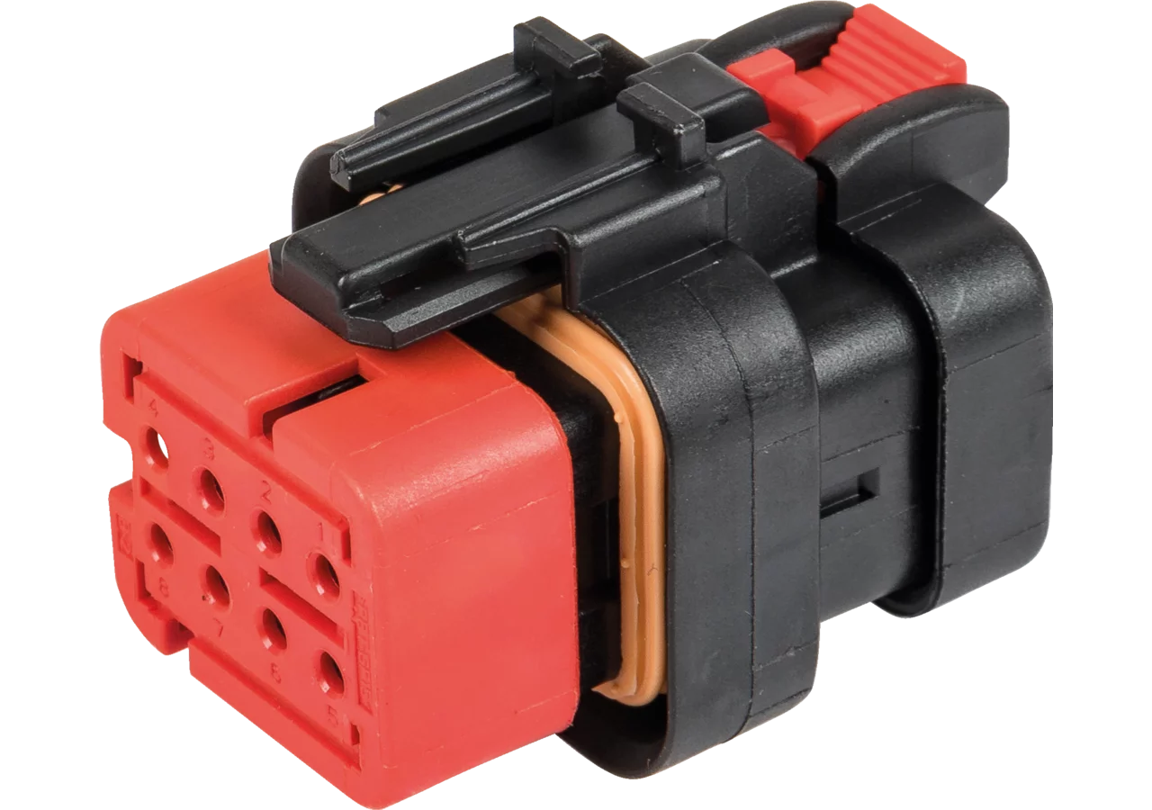 Stecker 8-polig, 14-18 rot Ampseal 16, male TE-Konnektivität