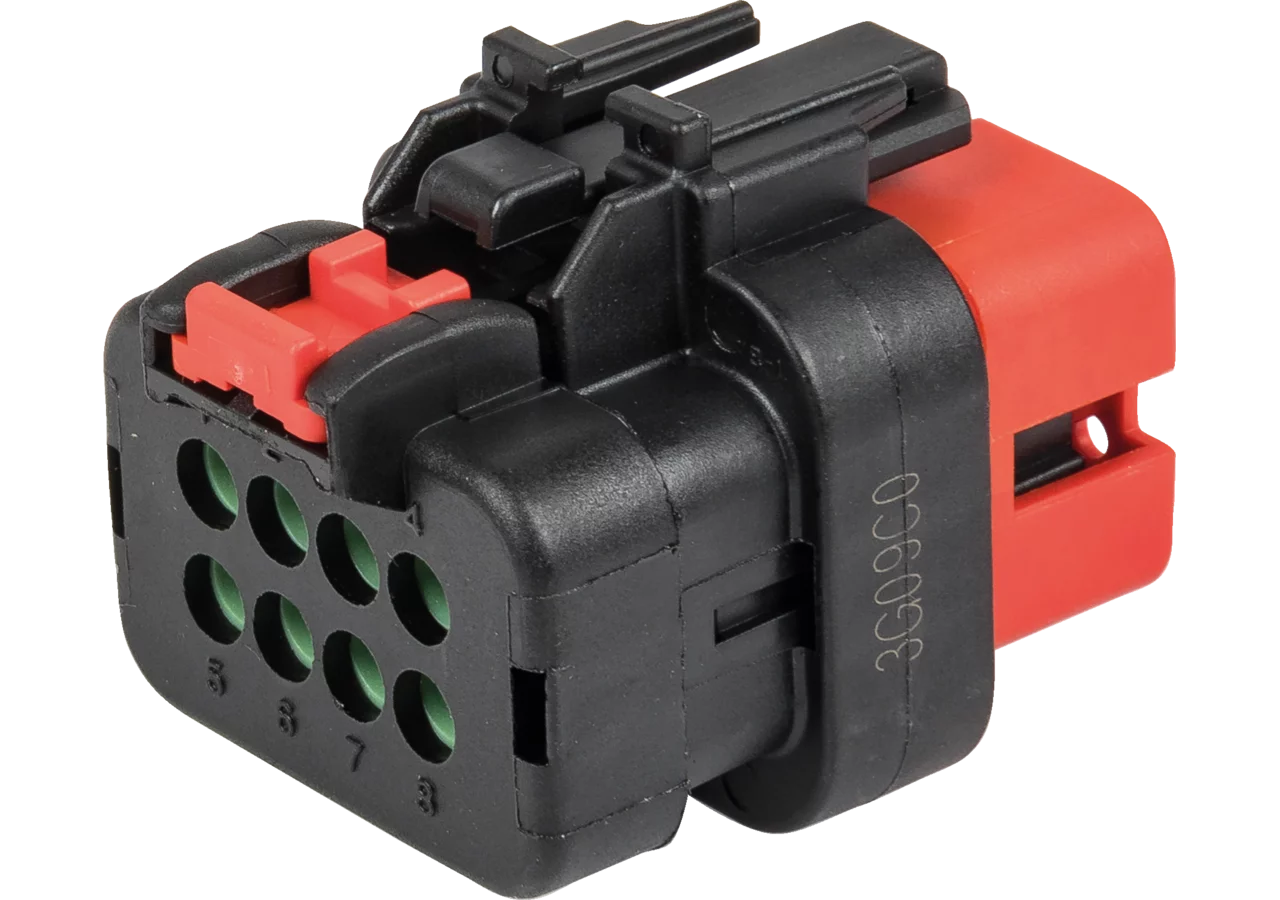 Stecker 8-polig, 14-18 rot Ampseal 16, male TE-Konnektivität