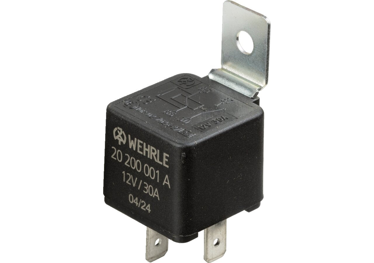 Relais 12 V, 30 A mit Widerstand, Schließer Wehrle