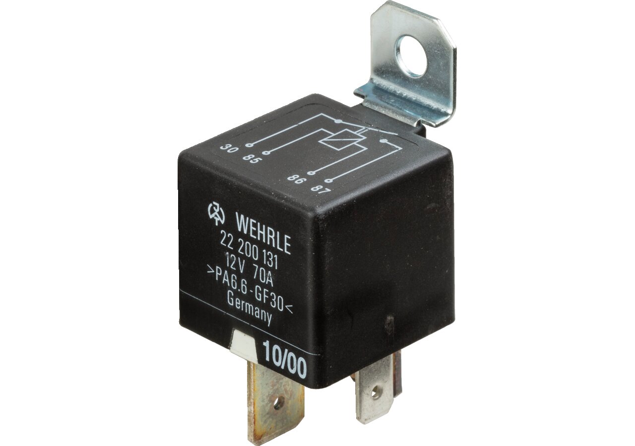 Relais 12 V, 70 A, Schließer Spannung 12 V Wehrle