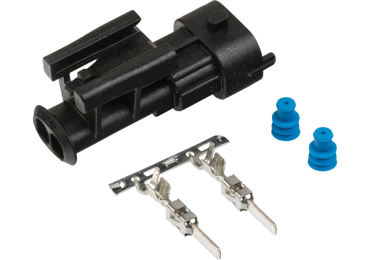 Steckverbinder-Kit 2-polig Bosch 2,8 JPT GartenShop24 - Hochwertige Gartengeräte