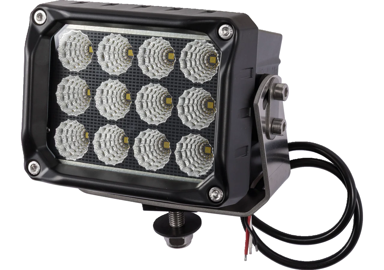 LED Arbeitsscheinwerfer 12 / 24 V, 10000 lm, beheizte Linse Montage stehend WESEM