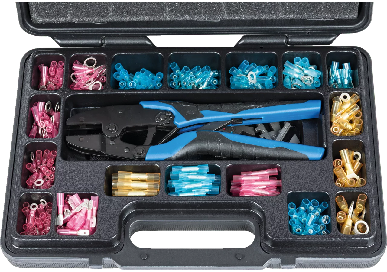 Sortimentsbox Schrumpfschlauchverbinder, 398-teilig Professional Kit GartenShop24 - Hochwertige Gartengeräte