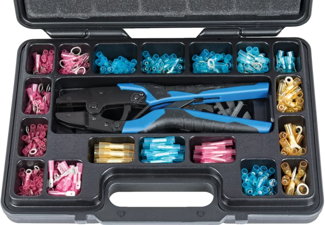 Sortimentsbox Schrumpfschlauchverbinder, 398-teilig Professional Kit GartenShop24 - Hochwertige Gartengeräte