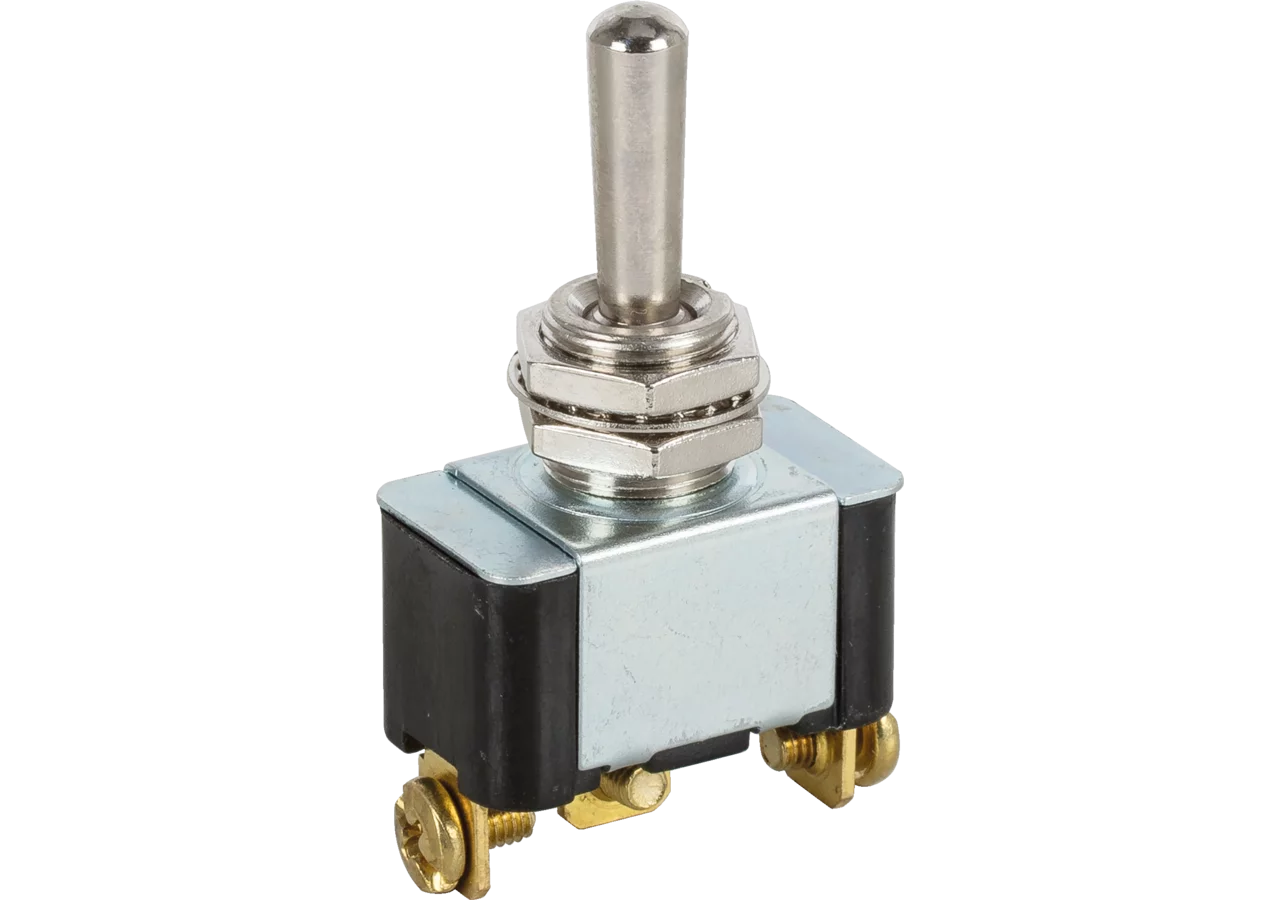 Kippschalter 12 V, 25 A, d = 13 mm, 3-polig On - Off - On Kippschalter rastend GartenShop24 - Hochwertige Gartengeräte