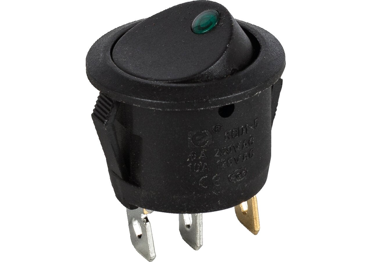 LED-Wippschalter 12 V, 10 A, d = 20 mm, 3- polig On - Off GartenShop24 - Hochwertige Gartengeräte