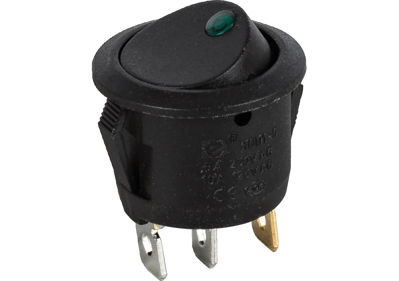 LED-Wippschalter 12 V, 10 A, d = 20 mm, 3- polig On - Off GartenShop24 - Hochwertige Gartengeräte