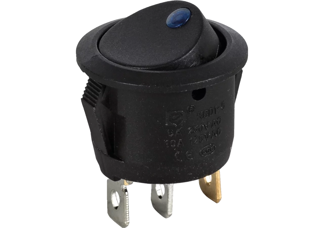 LED-Wippschalter 12 V, 10 A, d = 20 mm, 3- polig On - Off GartenShop24 - Hochwertige Gartengeräte