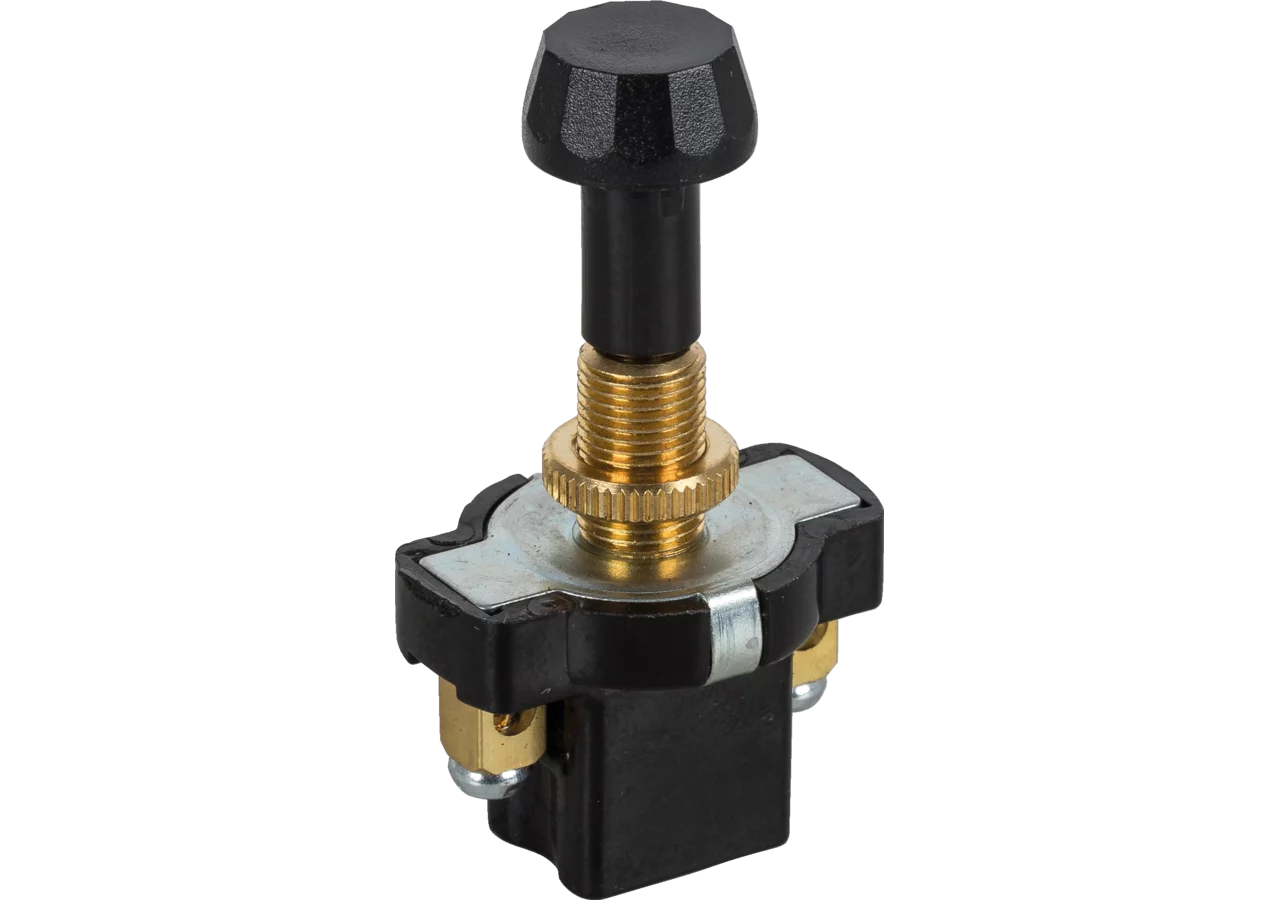 Zugschalter 12 V, 6 A, L = 13 mm, d = 9 mm, 2-polig On - Off GartenShop24 - Hochwertige Gartengeräte