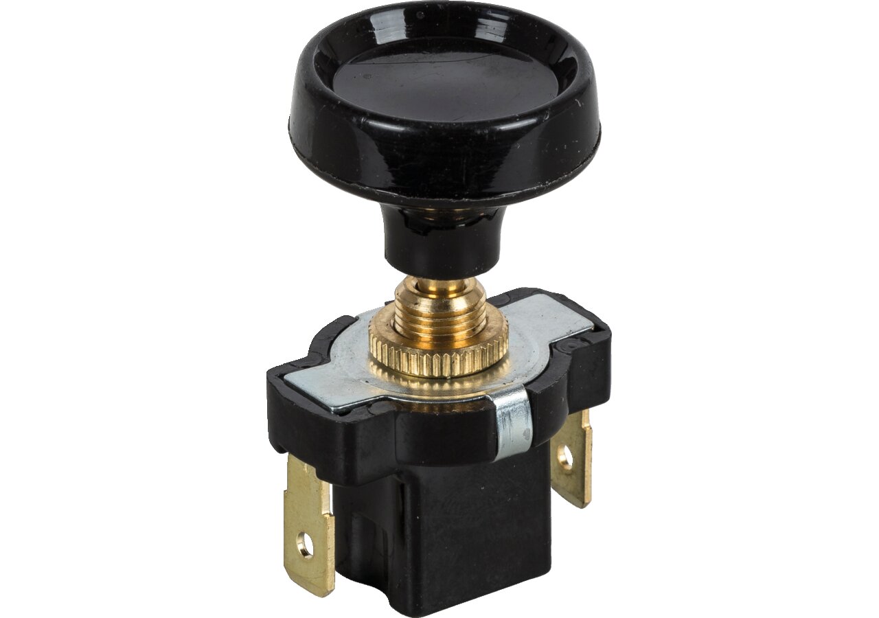 Zugschalter 12 V, 6 A, d = 9 mm, 2-polig On - Off GartenShop24 - Hochwertige Gartengeräte