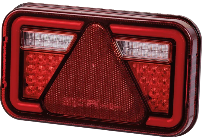 LED Rückleuchte Blink-Brems-Schluss-Nebelleuchte, L Multiled IV, 5-pol. Aspöck