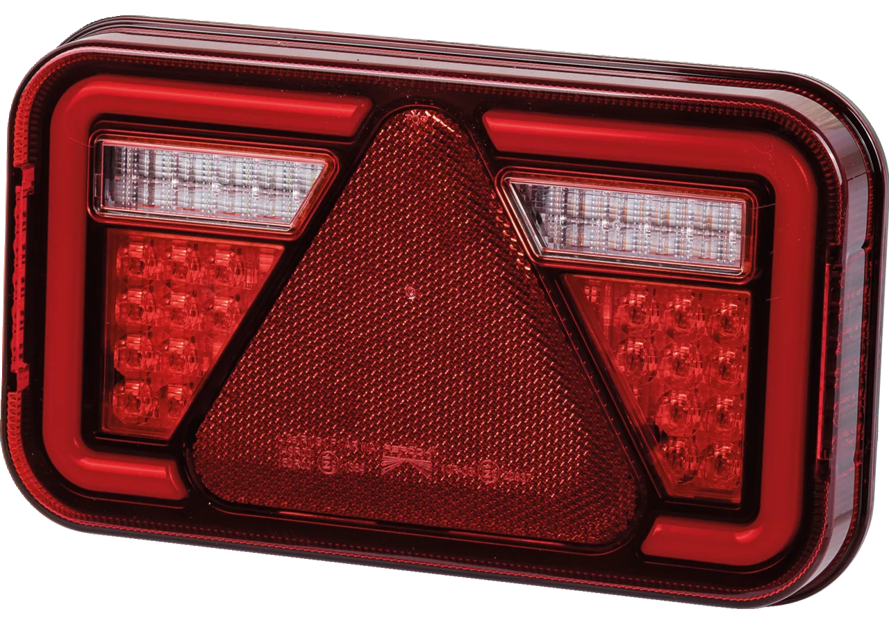 LED Rückleuchte Blink-Brems-Schluss-Rück-Nebelleuchte, L Multiled IV, 8-pol. Aspöck