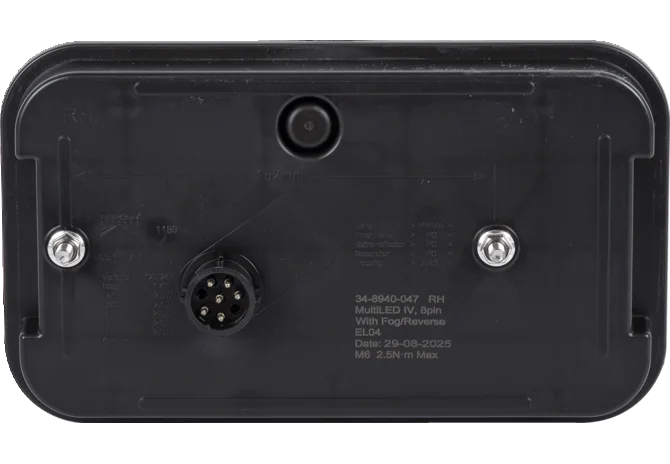 LED Rückleuchte Blink-Brems-Schluss-Rück-Nebelleuchte, R Multiled IV, 8-pol. Aspöck