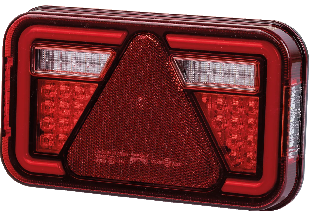 LED Rückleuchte Blink-Brems-Schluss-Rück-KZ-Nebelleuchte, L Multiled IV Aspöck