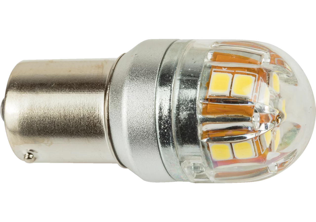 LED Kugellampe 12 / 24 V, P21 W BA15s, 2 Stk. GartenShop24 - Hochwertige Gartengeräte